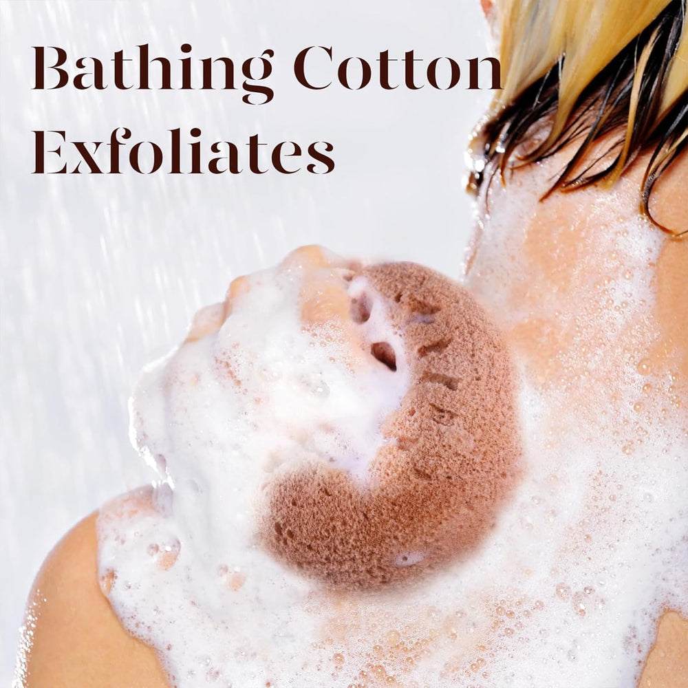 BAIMEI IcyMe bath sponge texture highlights exfoliation and durability.