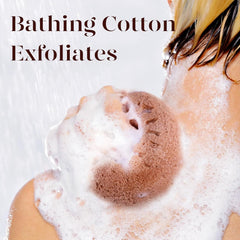 BAIMEI IcyMe bath sponge texture highlights exfoliation and durability.