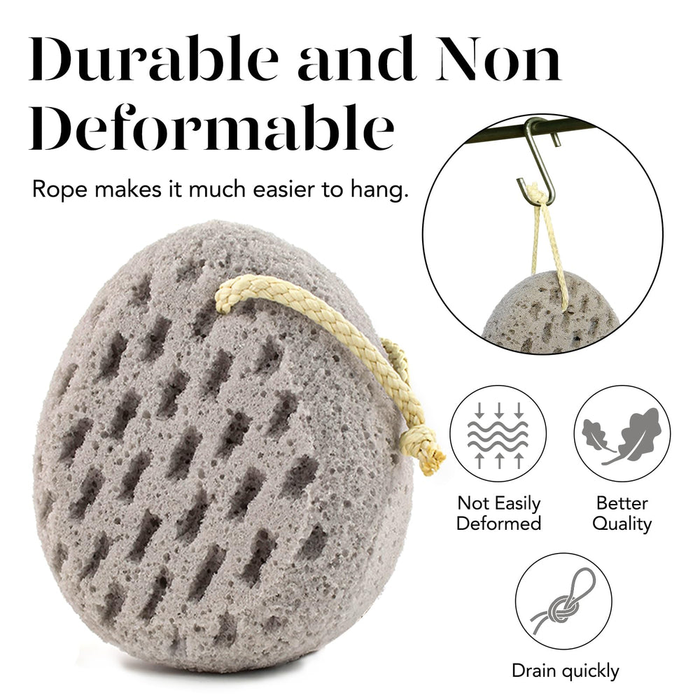 BAIMEI IcyMe bath sponge wet use shows softening on contact.