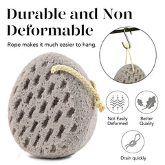 BAIMEI IcyMe bath sponge wet use shows softening on contact.
