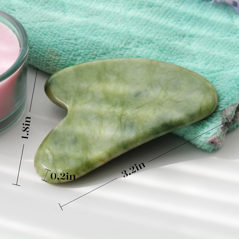 BAIMEI IcyMe jade face massager combines luxury and soothing self-care.
