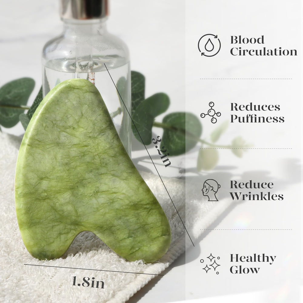 BAIMEI IcyMe jade tool pairs with serums for consistent skincare results.