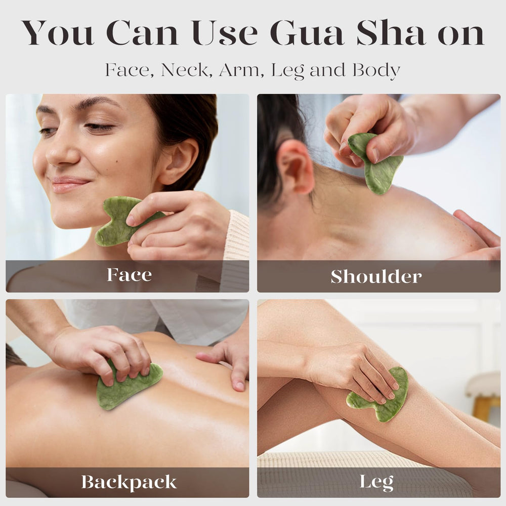 BAIMEI IcyMe gua sha can be refrigerated for a cooling facial massage.