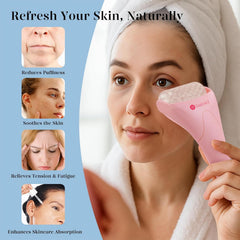 BAIMEI IcyMe ice roller delivers a cooling effect that refreshes the skin.