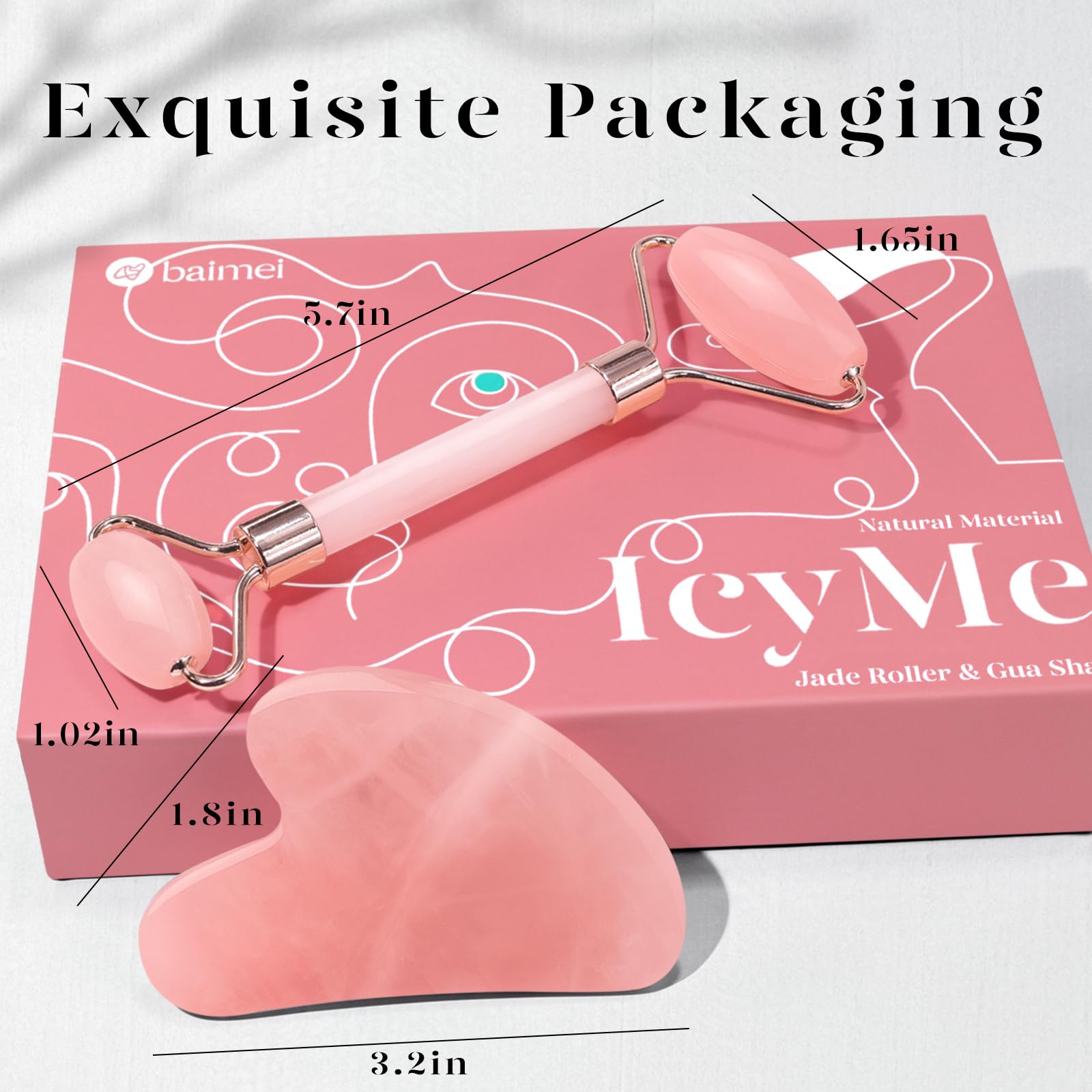 BAIMEI IcyMe Gua Sha for lifted, sculpted jawline