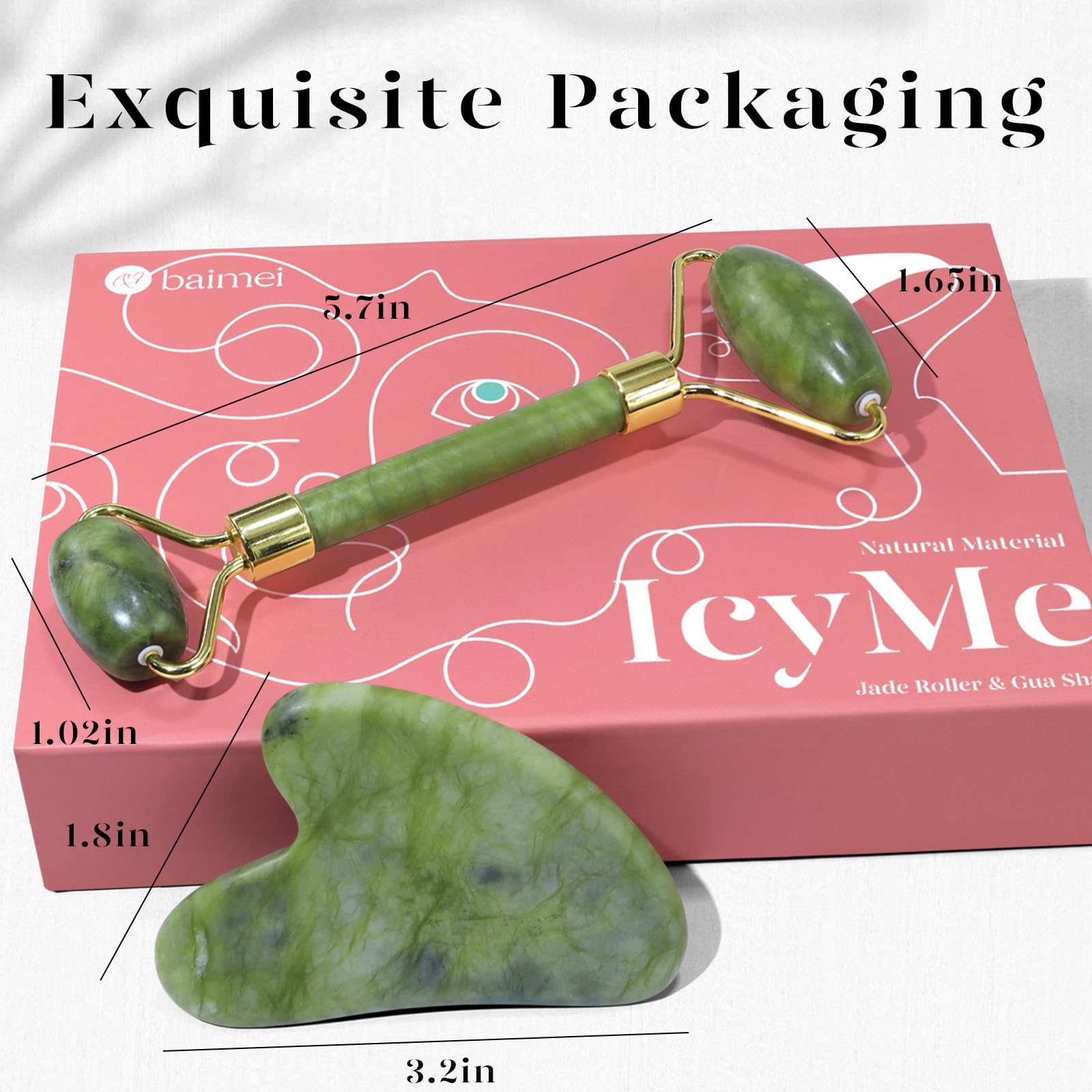 BAIMEI IcyMe roller applies serums evenly while cooling.