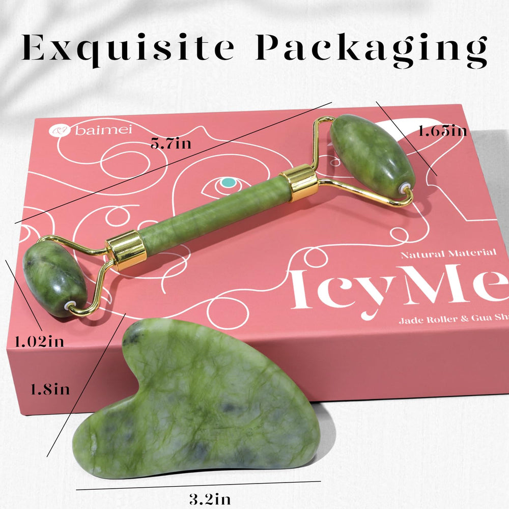 BAIMEI IcyMe roller applies serums evenly while cooling.