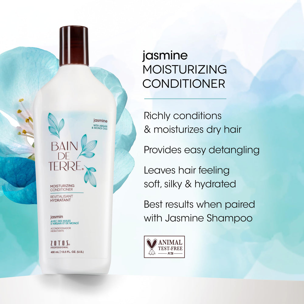 Bain de Terre Jasmine Brillo y suavidad duraderos para color teñido.
