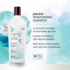 Bain de Terre Jasmine Champú con monoi ofrece hidratación intensa y aroma floral