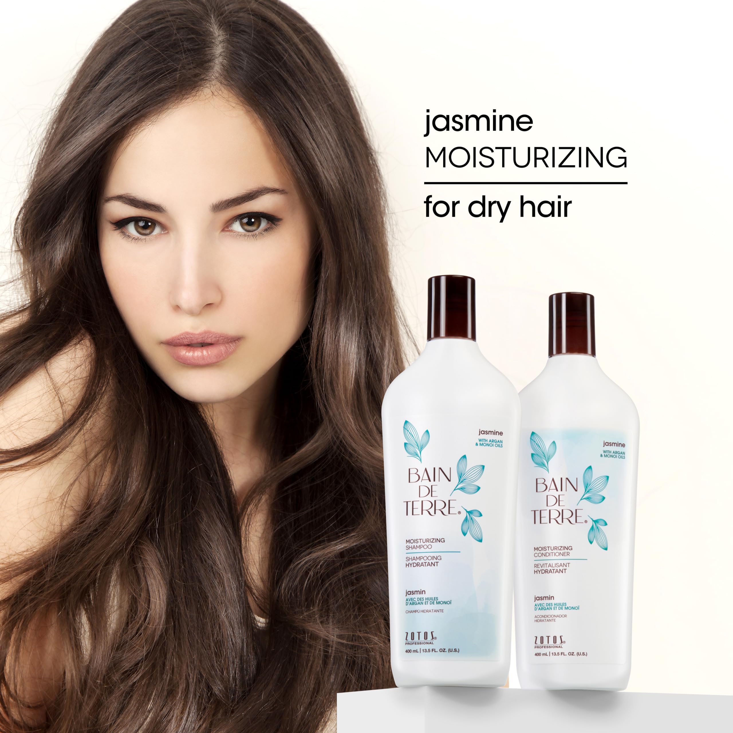 Bain de Terre Jasmine Champú espuma suave para uso diario