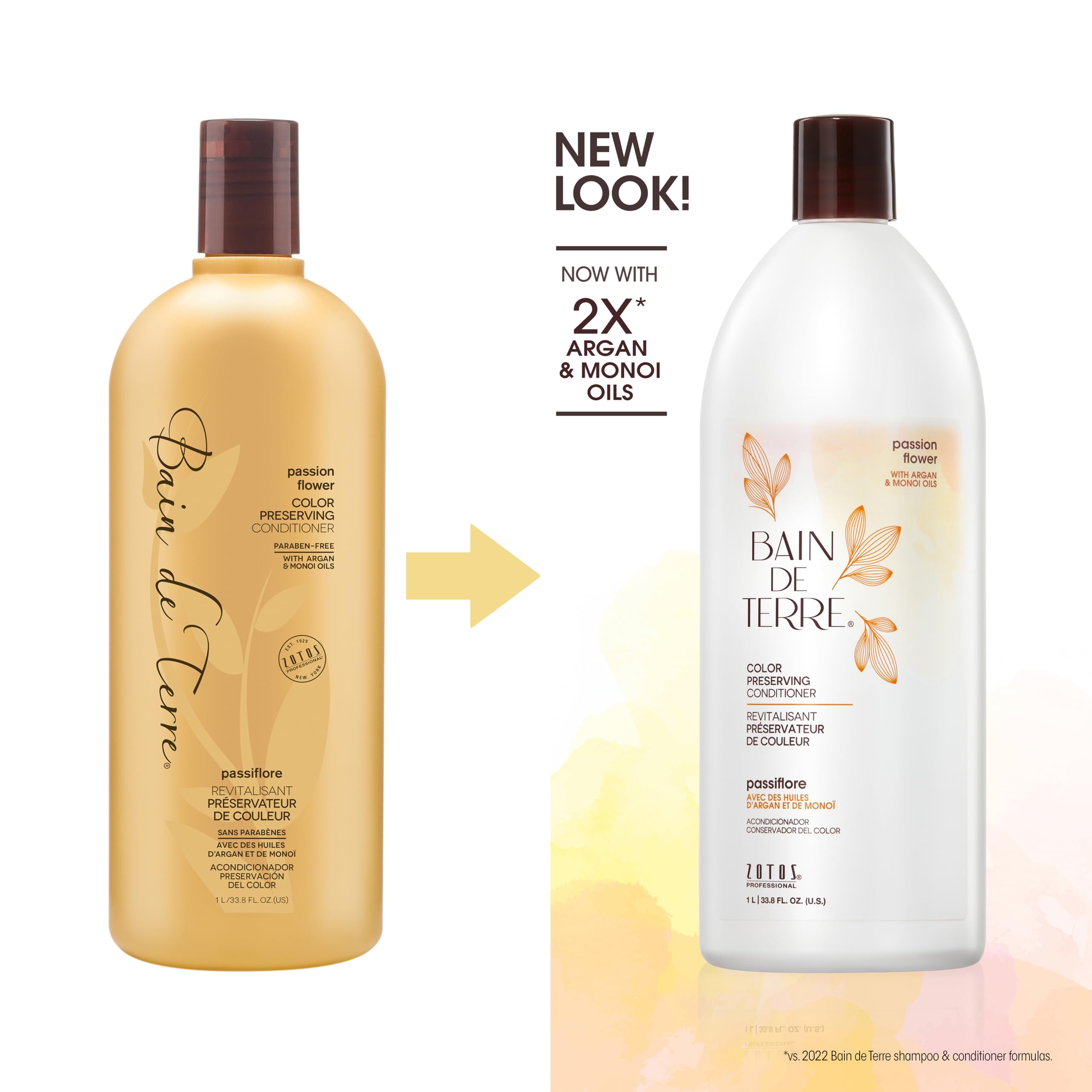 Bain de Terre Passion Flower closeup lather highlights rich moisture for color-treated hair.