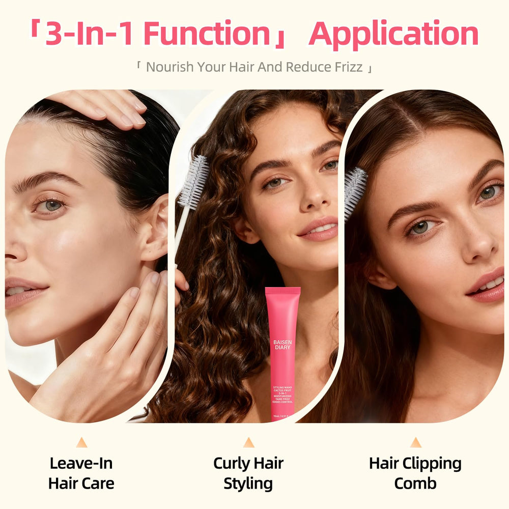 Baisen Diary aceites botánicos nutren y suavizan el cabello durante el peinado