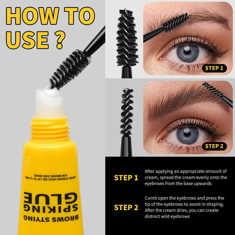 BAISEN DIARY cejas definidas con gel transparente, acabado natural