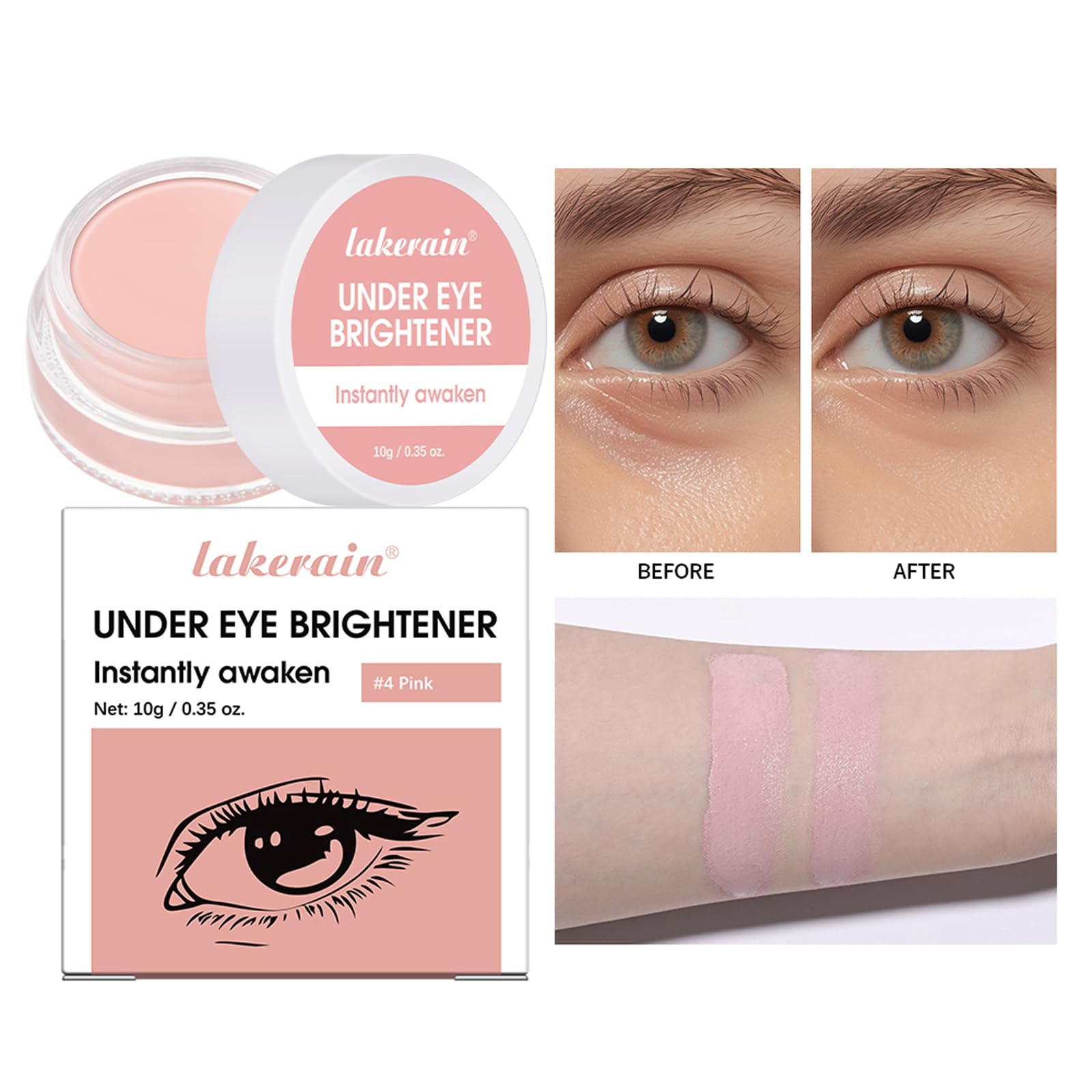 BAISEN DIARY Crema hidratante con ácido hialurónico y manteca de karité para la zona ocular.