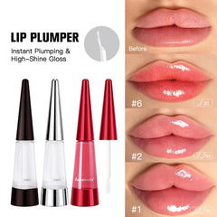 BAISEN DIARY Lip swatch reveals natural shine and subtle volume