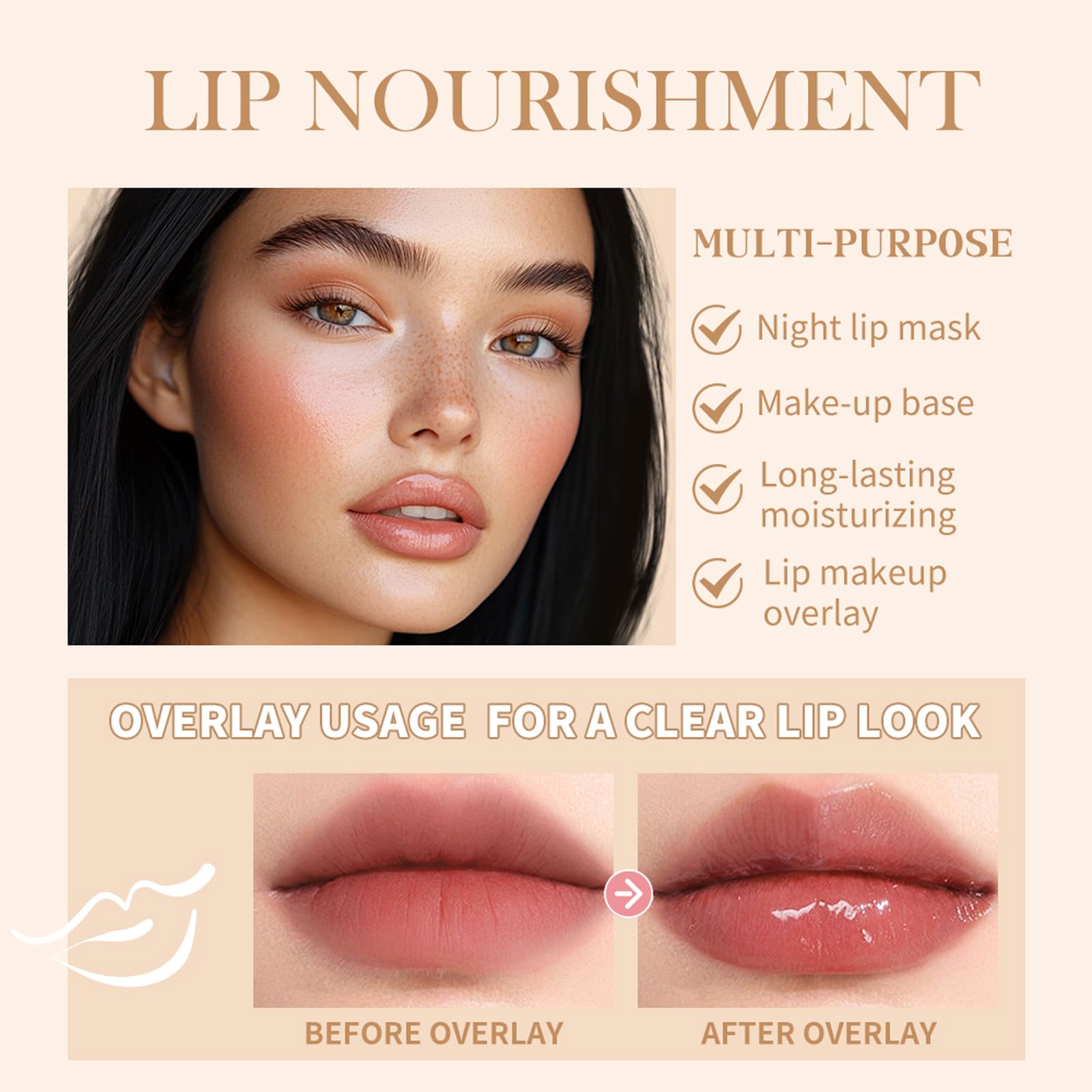 BAISEN DIARY natural shea and olive butter nourish lips.