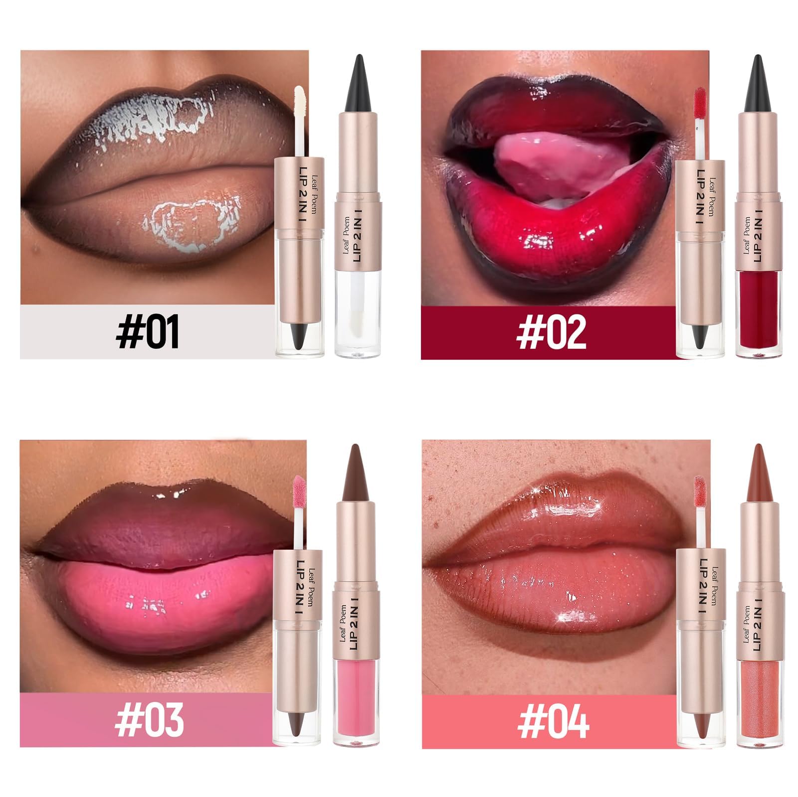 BAISEN DIARY ombre lip effect application for soft gradient lips.