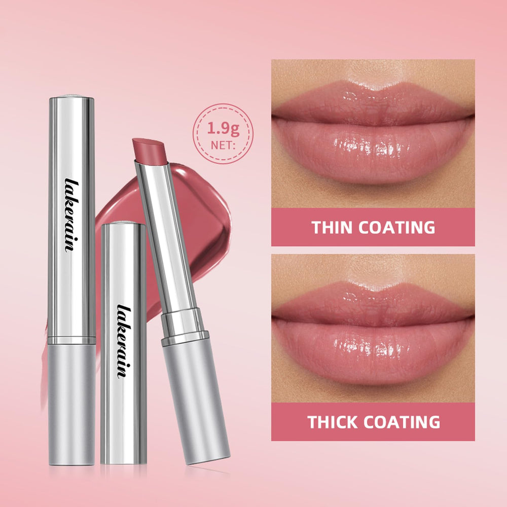 BAISEN DIARY Pink Honey Lip Balm on soft petal visuals for gentle care
