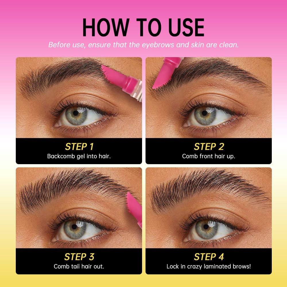 Baisen Diary resultado natural en todo tipo de cejas, sin residuos