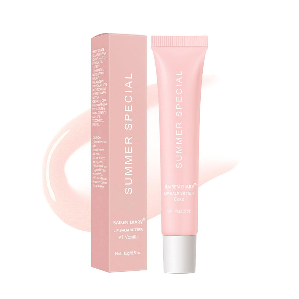 BAISEN DIARY lip butter balm tube for on-the-go hydration.