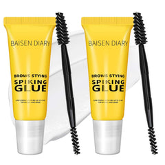 BAISEN DIARY dos-pack cejas espigas: fijación duradera para cejas definidas todo el día