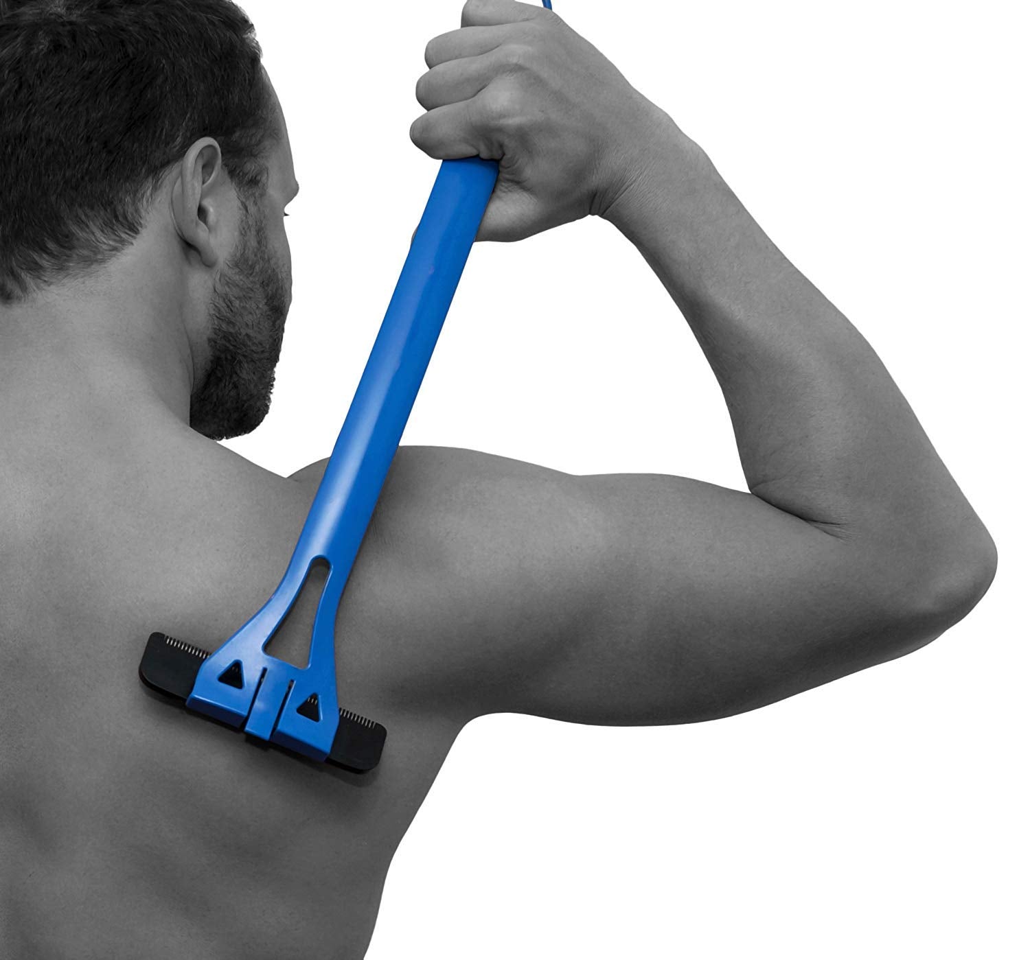 BaKblade 1.0 cartridge being inserted into the shaver for easy replacement.