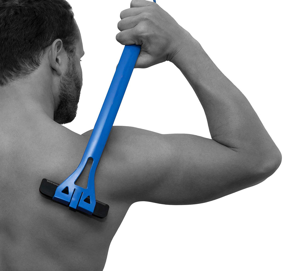 BaKblade 1.0 cartridge being inserted into the shaver for easy replacement.