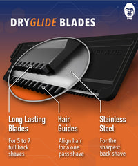 Bakblade 2.0 Elite back shaver refill for fast cartridge replacements.