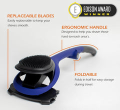 BAKBLADE 2.0 ELITE PLUS ergonomic handle provides easy reach along the back.