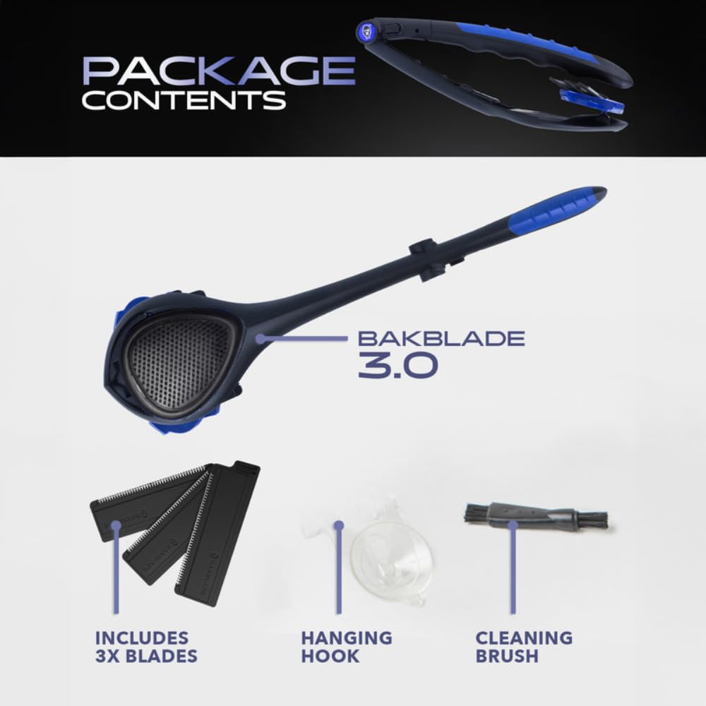 baKblade 3.0 ergonomic silicone grip for secure control