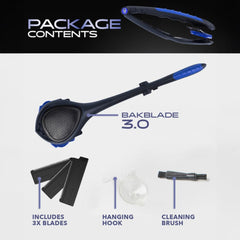 baKblade 3.0 ergonomic silicone grip for secure control