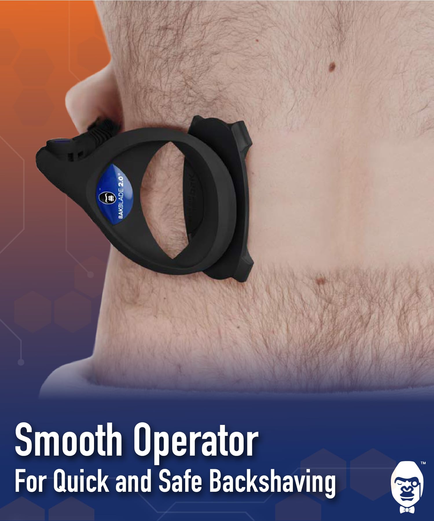 Bakblade 3.0 back shaver refill pack for efficient back grooming.