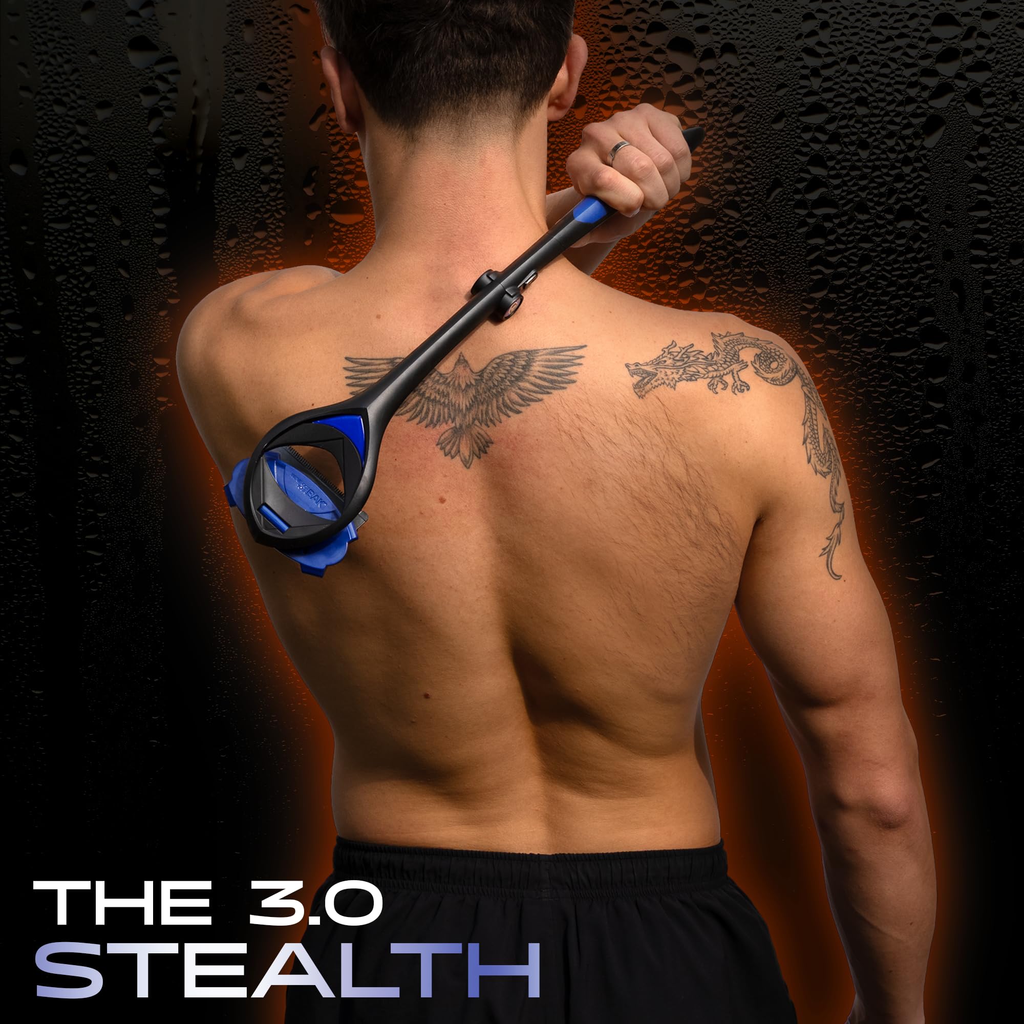 BaKBlade back shaver is suitable for use in wet or dry conditions.