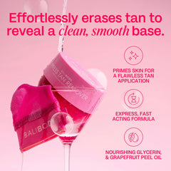 Bali Body Express Remover exfoliator beads in action on skin.