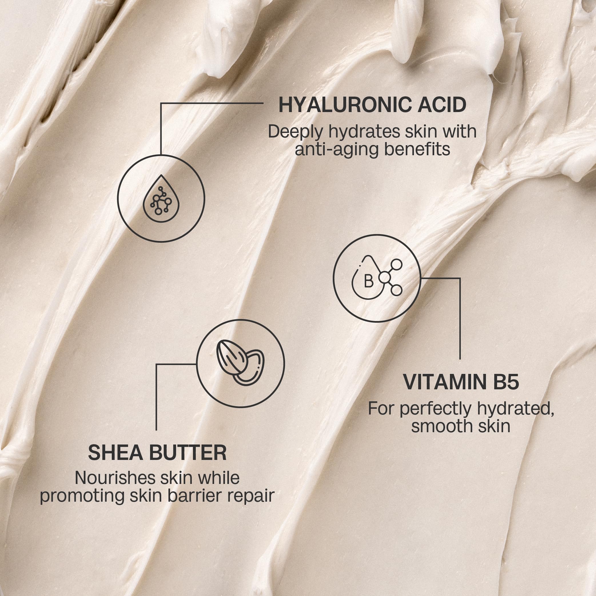 Bali Body Gradual Tanning Butter swatch demonstrates creamy texture for easy, even application