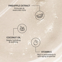 Bali Body Pineapple Tanning Oil SPF15 texture closeup highlighting lightweight hydration.