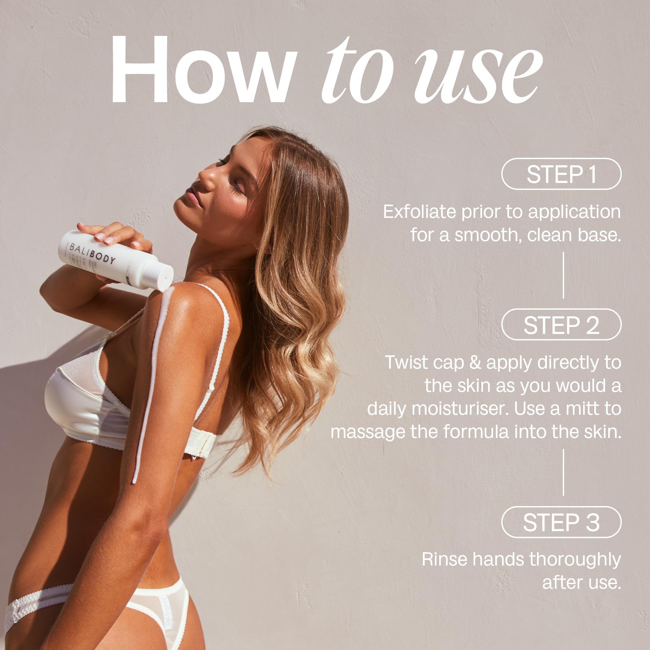 Bali Body Self Tan Milk vegan, Australian-made and cruelty-free.