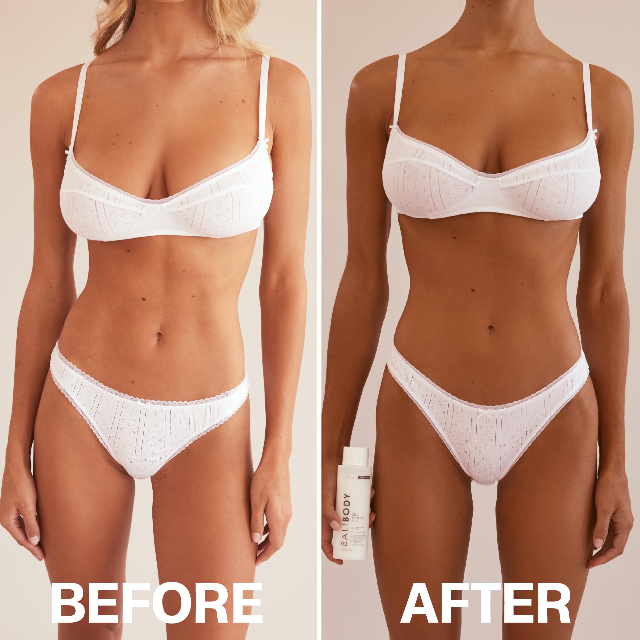 Bali Body Self Tan Milk Luxe Mitt application for seamless coverage.