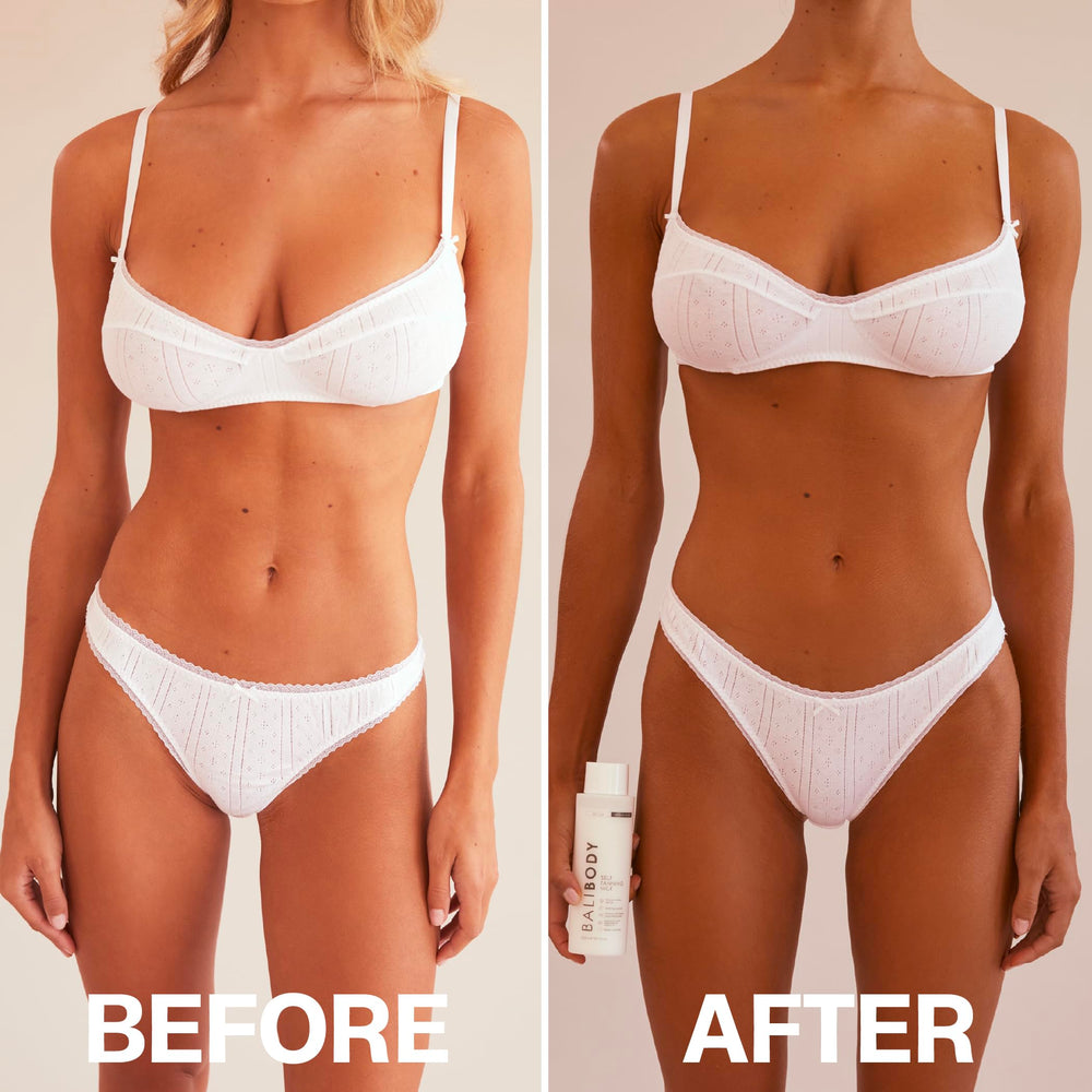 Bali Body Self Tan Milk Luxe Mitt application for seamless coverage.