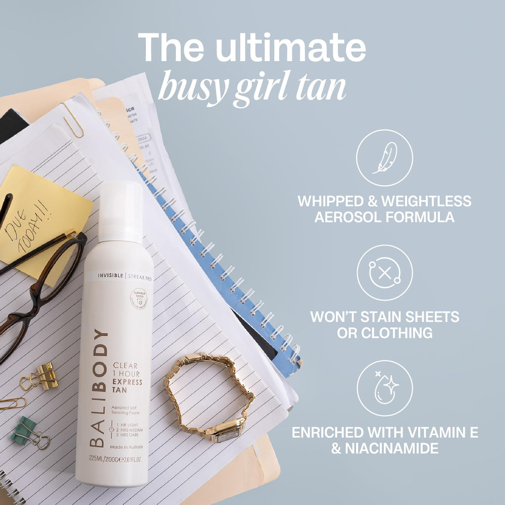 BALI BODY suitable for sensitive tones while delivering a natural-looking bronze.