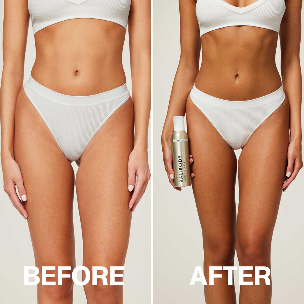 Bali Body aerated foam texture ensures even coverage for natural glow.
