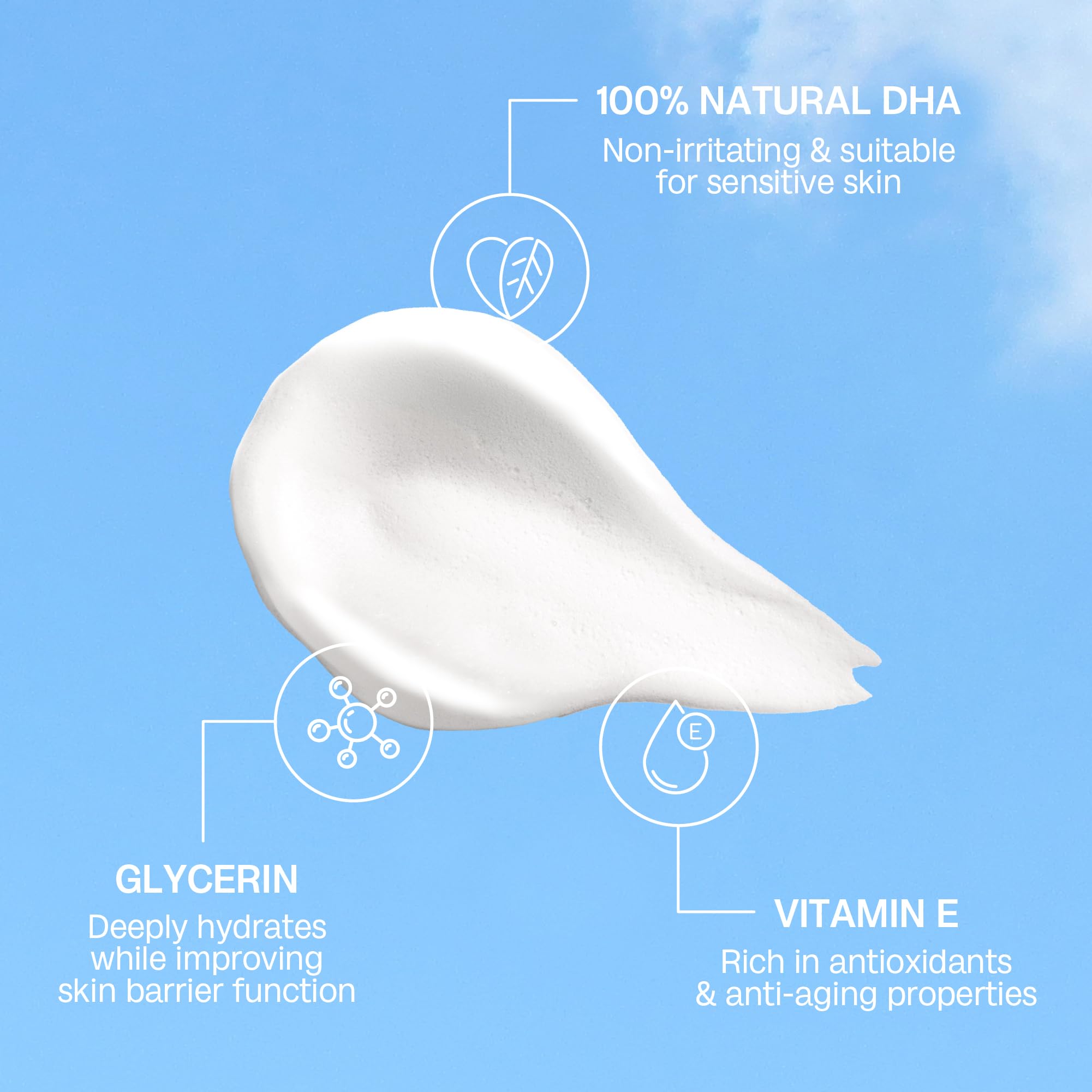 BALI BODY minimal transfer formula helps keep clothes clean.