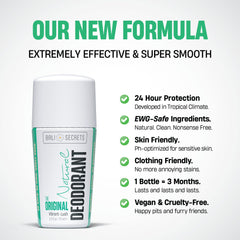 Desodorante Bali Secrets con ingredientes naturales para piel sensible