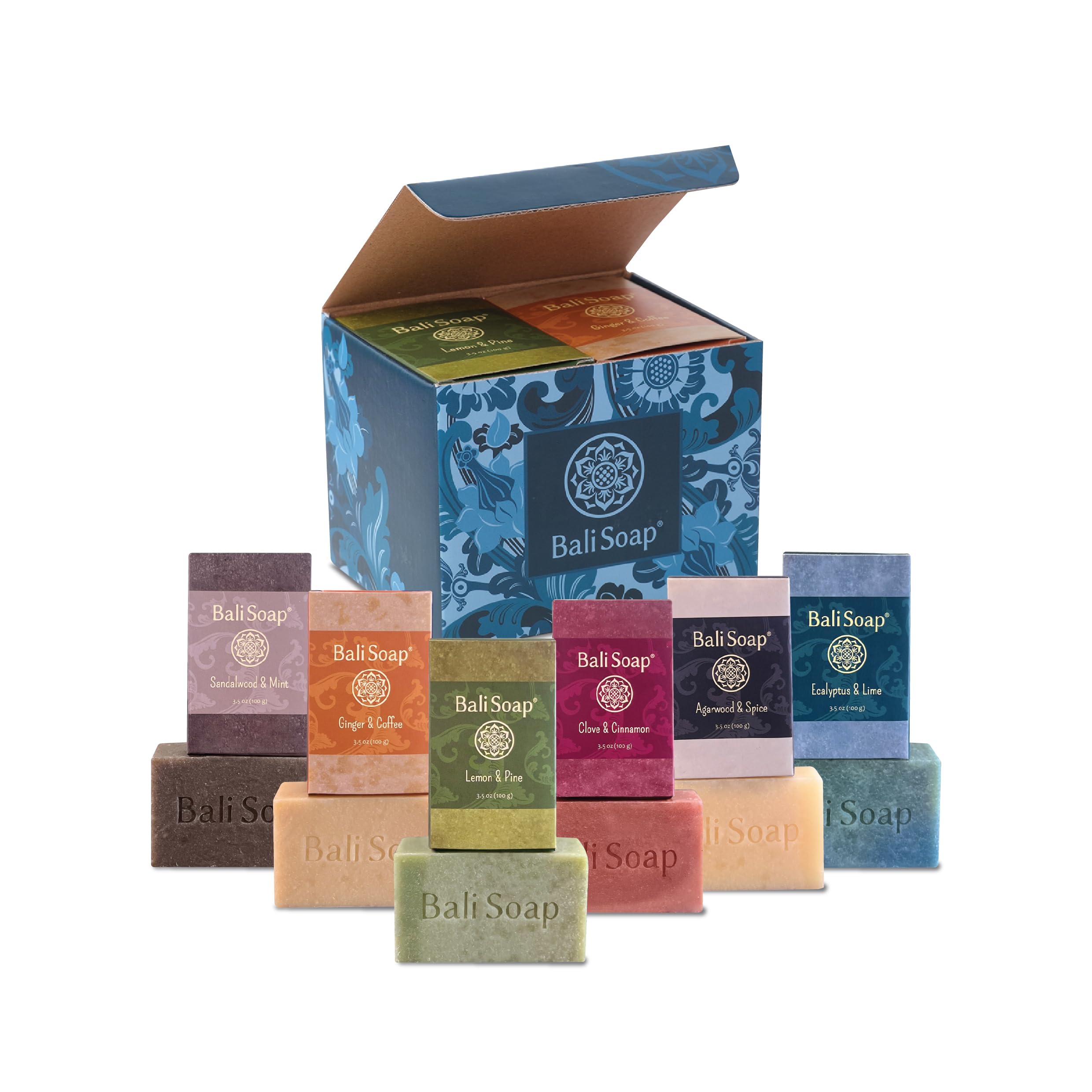 Bali Soap barra Frangipani Sándalo, hidratación suave para la piel.