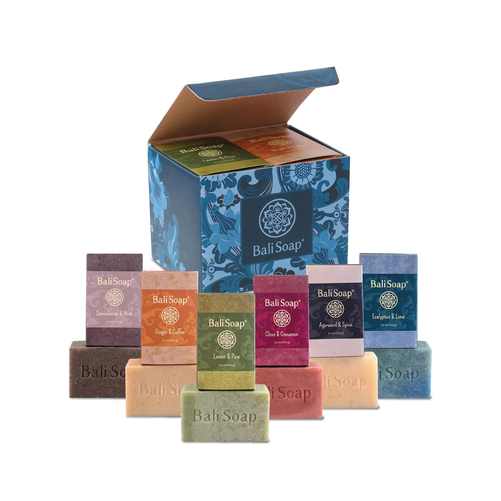 Bali Soap barra Frangipani Sándalo, hidratación suave para la piel.