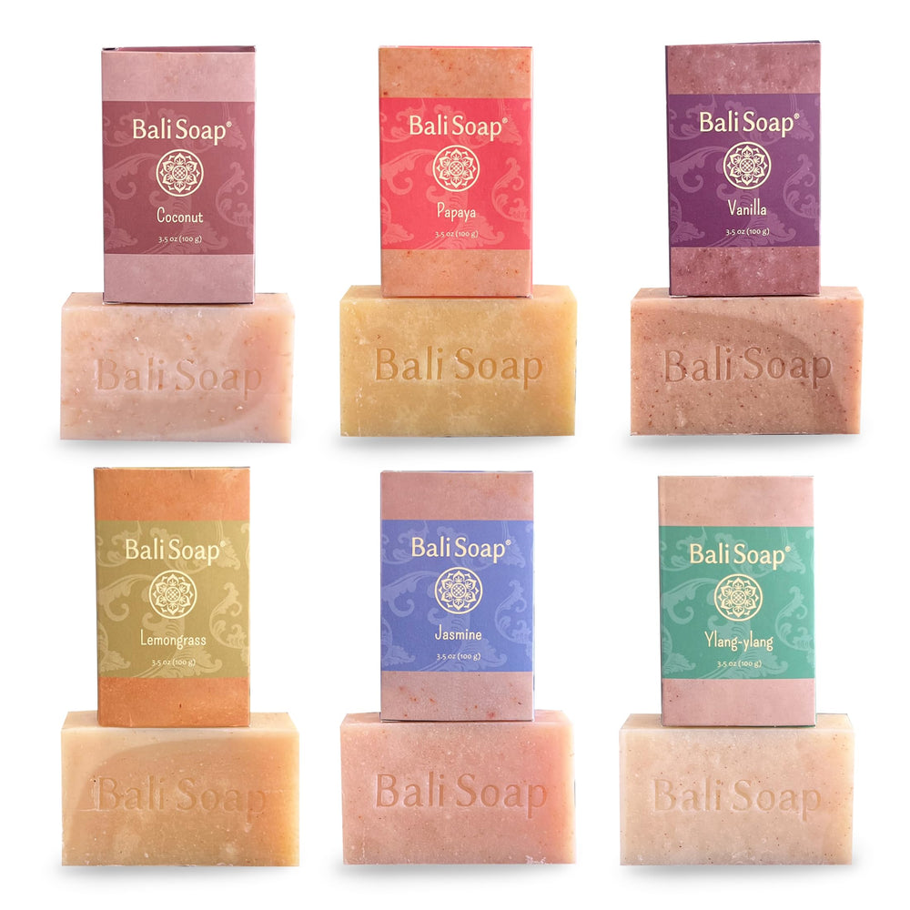 Bali Soap jabon papaya-aroma, experiencia frutal que revitaliza la piel durante la ducha.