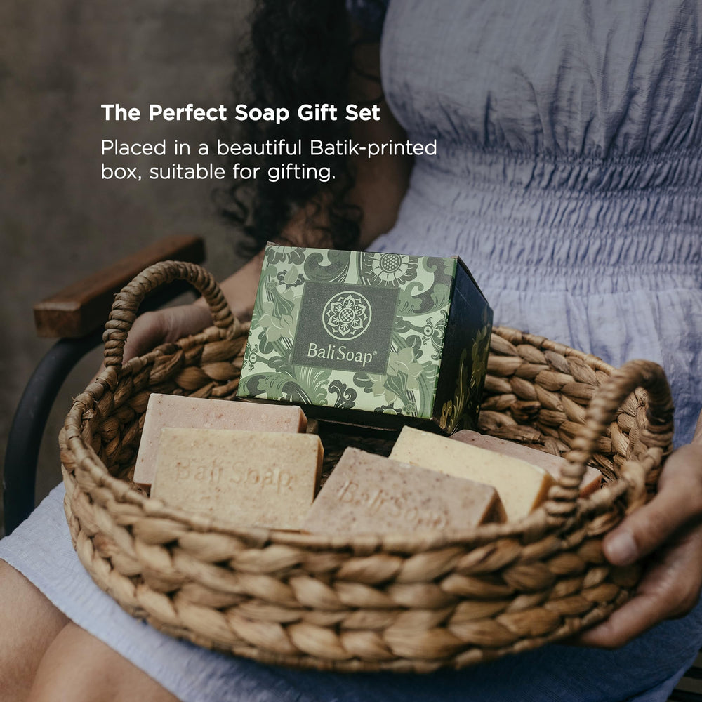 Bali Soap jabon proceso-frio-artesanal, fórmula suave que mantiene nutrientes y aceites.