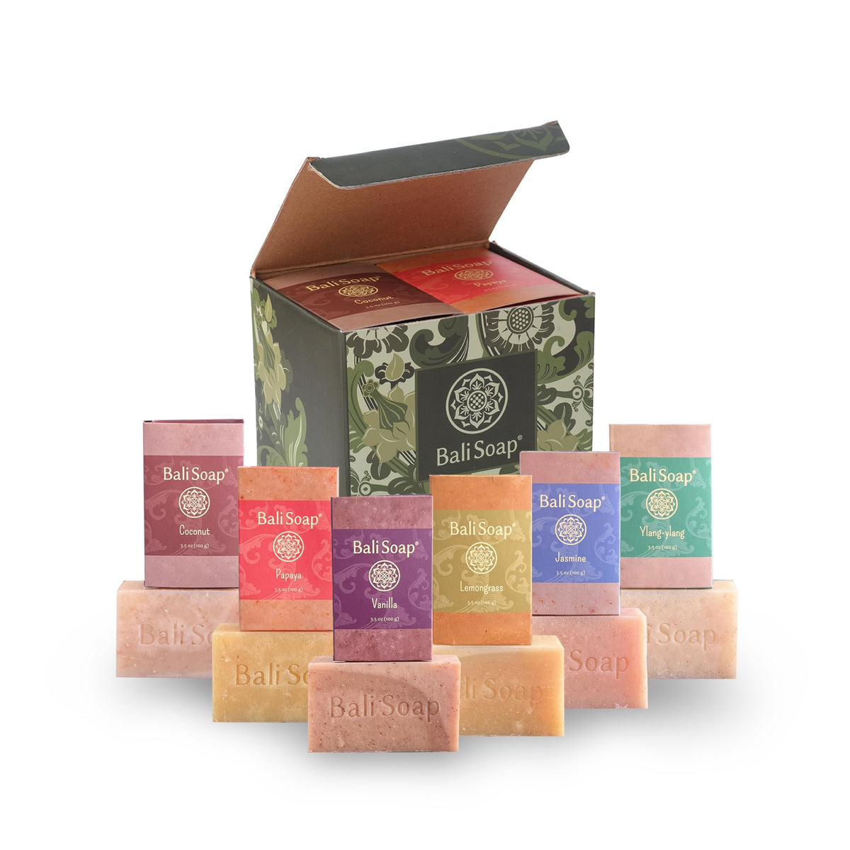 Bali Soap set regalo jabones naturales premium, ideal para regalo y spa en casa.