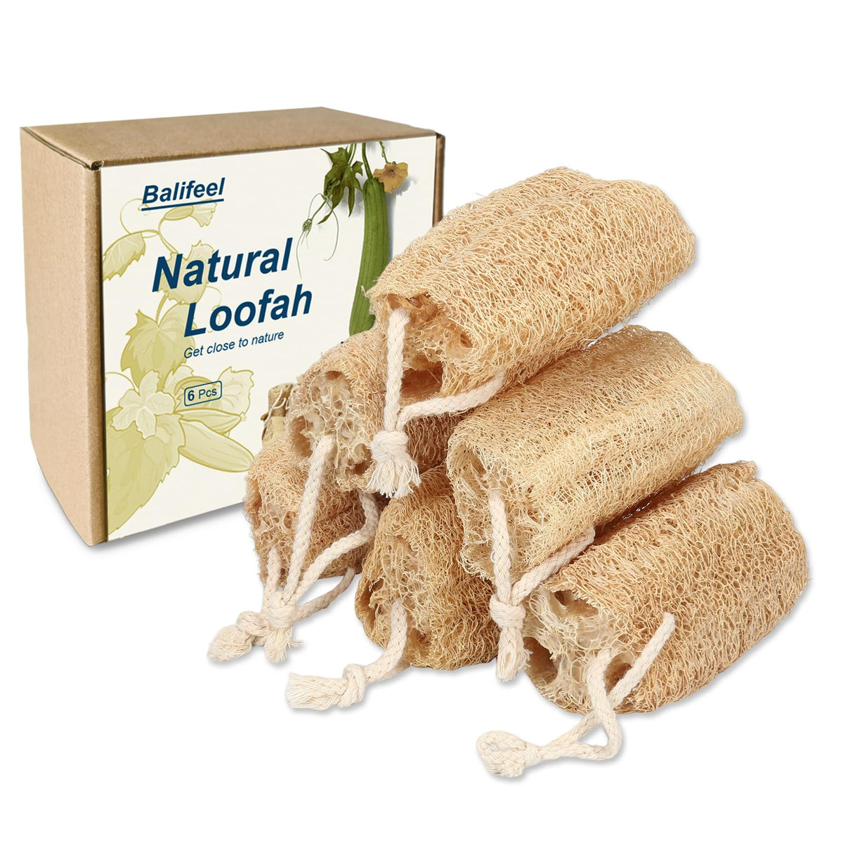 Balifeel Lufa Natural: exfoliante suave para ducha que cuida la piel.