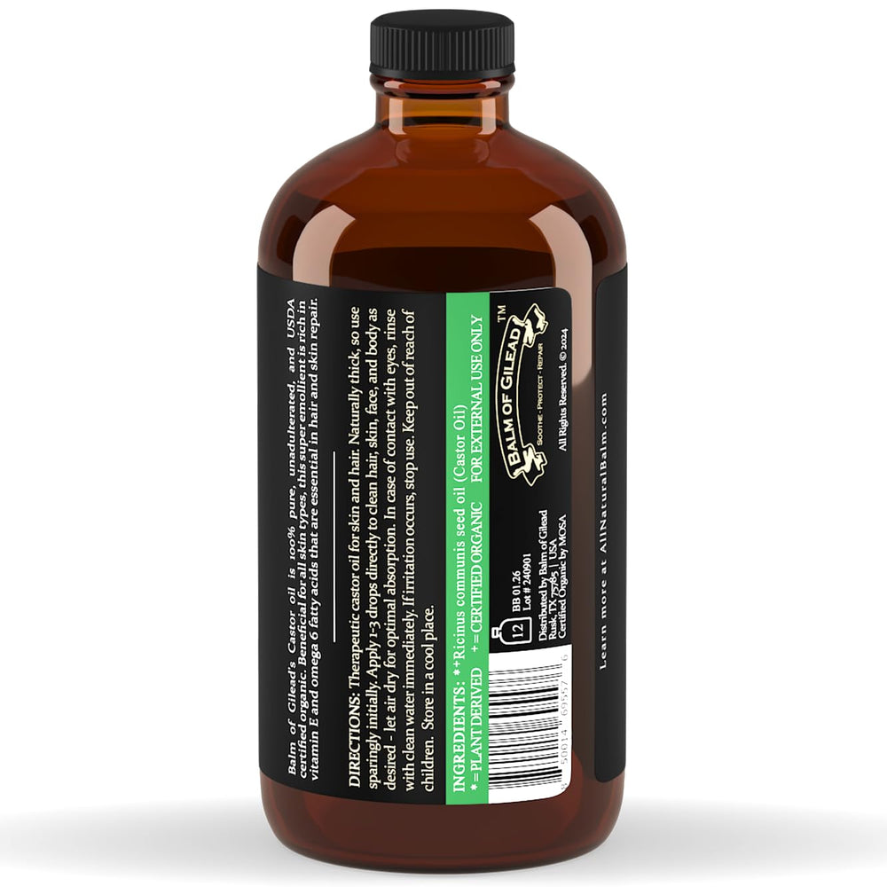 BALM OF GILEAD 16oz bottle supports long lasting routine.